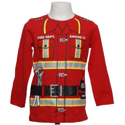 Langarmshirt (Rot, Mehrfarbig) von Kiki & Koko Baumwolle