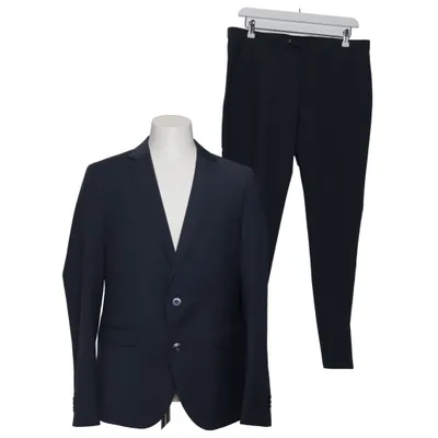 Jakkesæt (Blå) fra White Bros. Elastan, Polyester, Uld