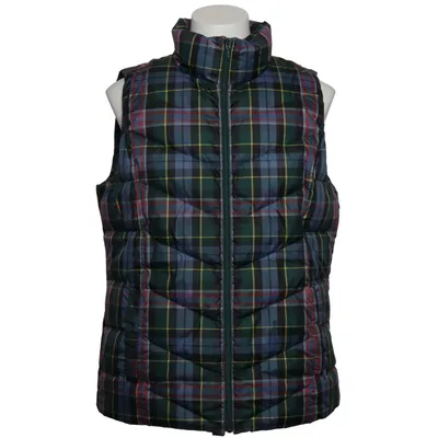 Outer vest (Green, Blue, Red) from Lands' End Down, Feather, Polyester