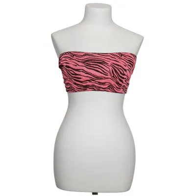 Tubtopp (Rosa, Svart) från ASOS Swim Elastan, Polyester