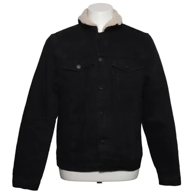 Gevoerde spijkerjas (Zwart) van New Look Men Katoen, Polyester