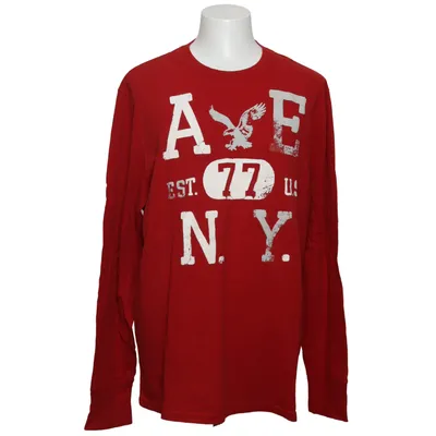 Lange mouwen shirt (Rood) van American Eagle Outfitters Katoen