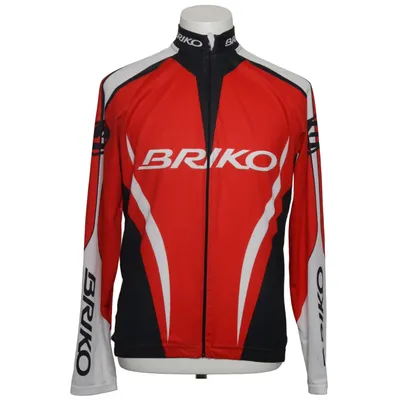 Cykeltrøje (Rød, Sort, Hvid) fra Briko