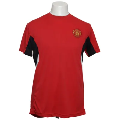 Maillot de football (Rouge, Noir, Blanc) de Manchester United Polyester