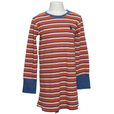 Klänning (Blå, Orange, Vit) från Alba Elastan, Ekologisk bomull