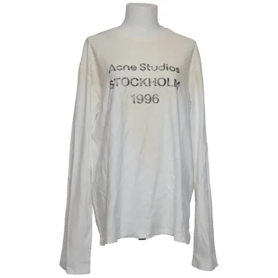 Langærmet t-shirt (Stockholm 1996) fra Acne Studios Bomuld, Hamp