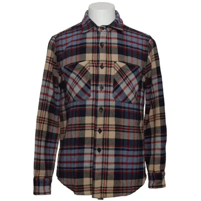 Flannel shirt (Blue, Red, Beige) from Replay Acrylic, Cotton, Polyamide, Polyester, Wool