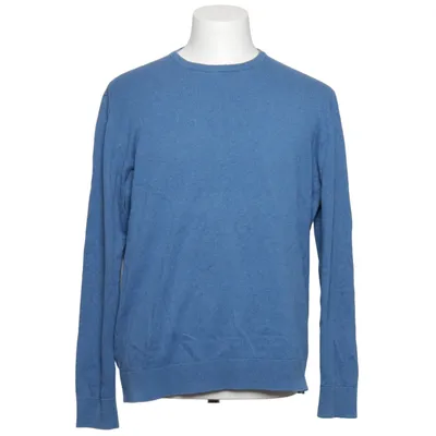 Strickpullover (Blau) von Emidio Tucci Kaschmir, Baumwolle, Seide
