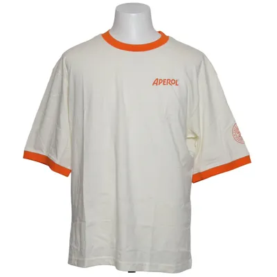 T-shirt (Blanc, Orange) de Aperol Coton biologique