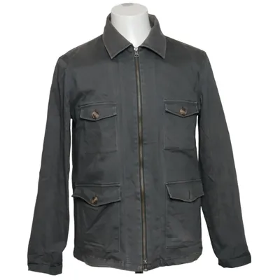 Safari jacket (Gray) from John Henric Cotton, Elastane