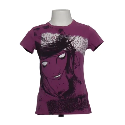 T-shirt (Lila, Zwart, Wit) van Diesel Katoen, Elastaan