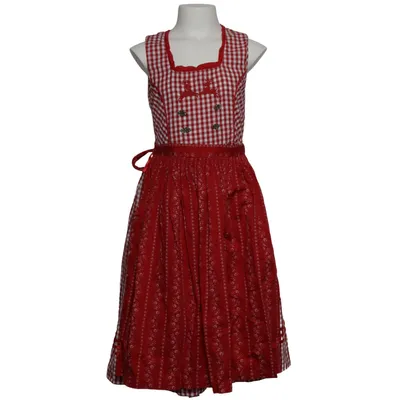 Dirndl (Red, White) from Edel Heiss Polyester