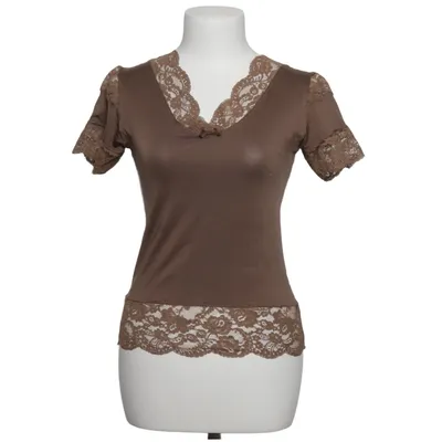 Top (Brown) from Lisanza Elastane, Silk