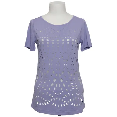 Top (Purple) from Sarah Kern Elastane, Metallic fiber, Polyester, Viscose