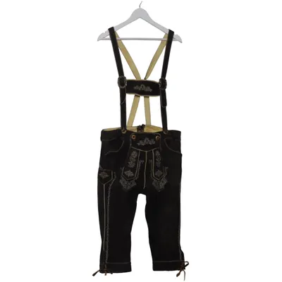 Pantalon en cuir traditionnel (Noir) de Almsach Cuir