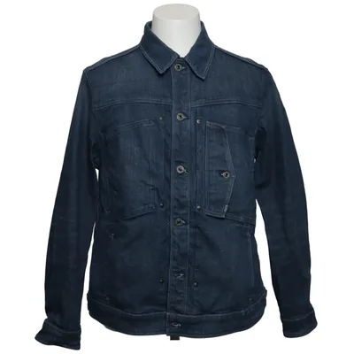 Spijkerjas (Blauw) van G-Star Raw Elastaan, Leer, Organisch katoen, Gerecycled polyester