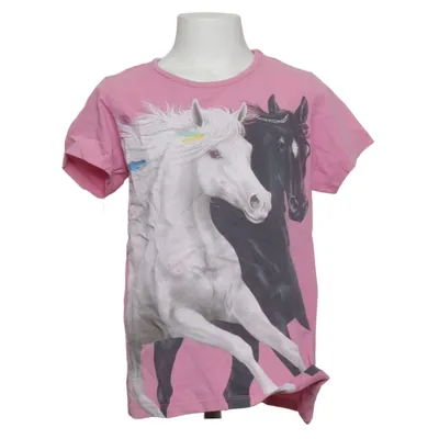 T-shirt (Roze) van Miss Melody Katoen