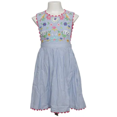 Kleid (Blau, Mehrfarbig) von Mini Boden Baumwolle