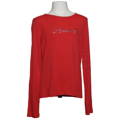 Lange mouwen shirt (Rood) van Armani Junior Elastaan, Viscose