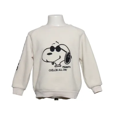 Sweatshirt (Wit) van Zara x Peanuts Elastaan, Polyester