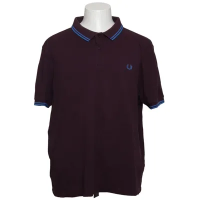 Poloshirt (Lila, Blauw) van Fred Perry Katoen