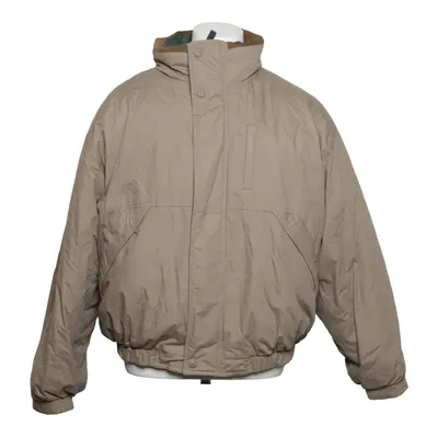 Daunenjacke (Beige) von Members Only Baumwolle, Daune, Feder, Leder, Nylon, Polyester