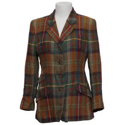 Blazer (Brown, Multicolored) from DAKS Signature Silk