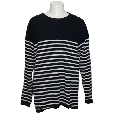 Sweater (Blå, Hvid) fra Kronstadt Bomuld