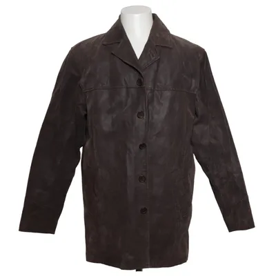 Lederjacke (Braun) von JCC Collection Acryl, Leder, Polyester, Wolle