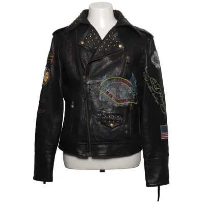 Biker jacket (Black) from Ed Hardy by Christian Audigier Leather, Polyester