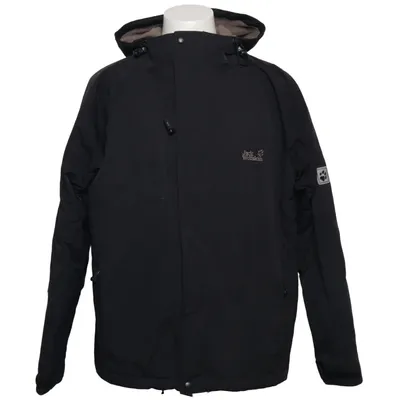 Allvädersjacka (Svart) från Jack Wolfskin Polyamid, Polyester, Polyuretan