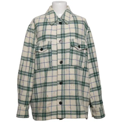 Overshirt (White, Green, Blue) from Isabel Marant Cotton, Polyester, Wool