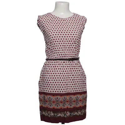 Dress (White, Red, Multicolored) from Oodji Viscose