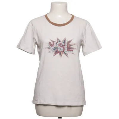 T-shirt (Vit, Brun) från Saint Laurent