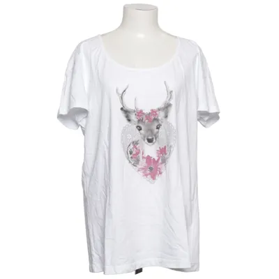 T-shirt (Vit, Flerfärgad) från Sheego Bomull