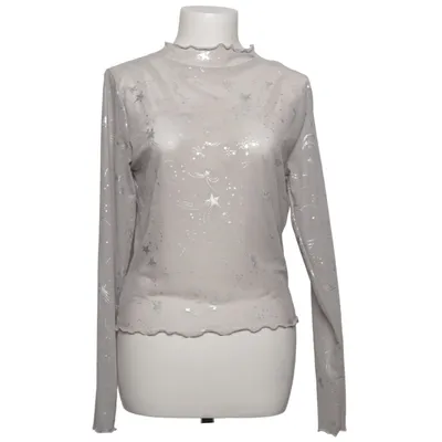 Top (Nmstar Foil L/S High Neck Mesh Jrs) fra Noisy May Genanvendt polyester