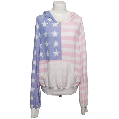 Hoodie (Blue, Pink, White) from Wildfox Elastane, Polyester, Viscose