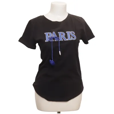 T-shirt (Noir) de Evis Coton, Élasthane
