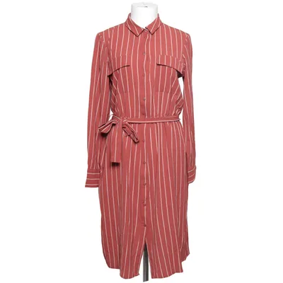 Skjortekjole (Brun, Hvid) fra Aware by Vero Moda Elastan, Polyester