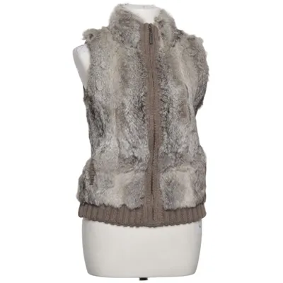 Pälsväst (Grå) från Bloom Akryl, Polyester, Kaninpäls, Ull