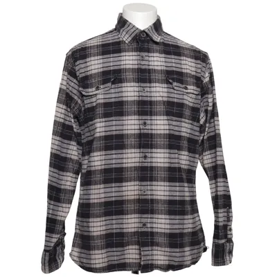 Flannel shirt (Black, White) from Jachs Cotton