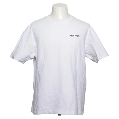 T-shirt (Vit) från Vanquish Bomull, Elastan