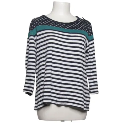 Långärmad t-shirt (Blå, Vit, Flerfärgad) från New England Bomull