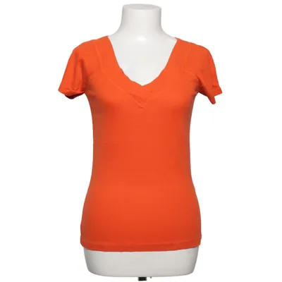 T-shirt (Oranje) van Claudia Sträter Katoen, Elastaan, Lyocell