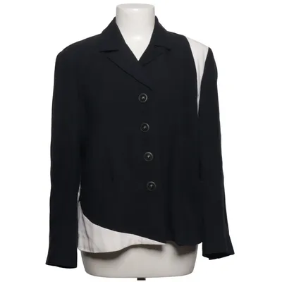 Blazer (Blau, Weiß) von Versus Versace Baumwolle, Viskose