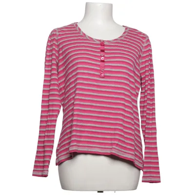Henley shirt (Pink, Gray) from Per Una x Marks & Spencer Acrylic, Cotton, Polyester