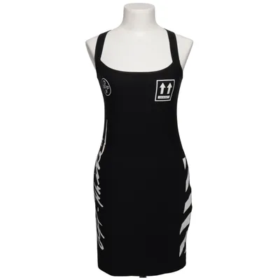 Kjole (Sort, Hvid) fra Off-White Elastan, Polyamid, Viscose