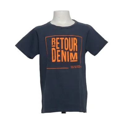 T-shirt (Blau, Orange) von Retour Denim Baumwolle