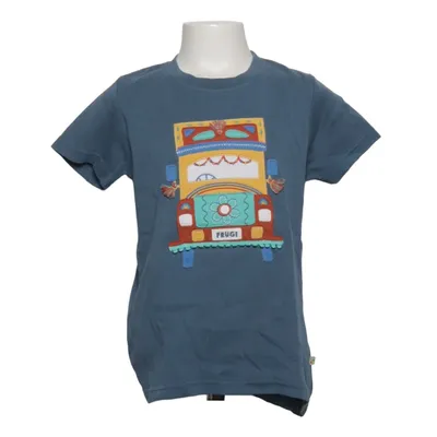 T-shirt (Blå, Flerfarvet) fra Frugi Økologisk bomuld