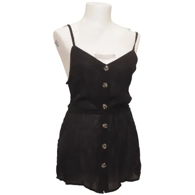 Jumpsuit (Zwart) van Kilibbi Katoen, Polyester